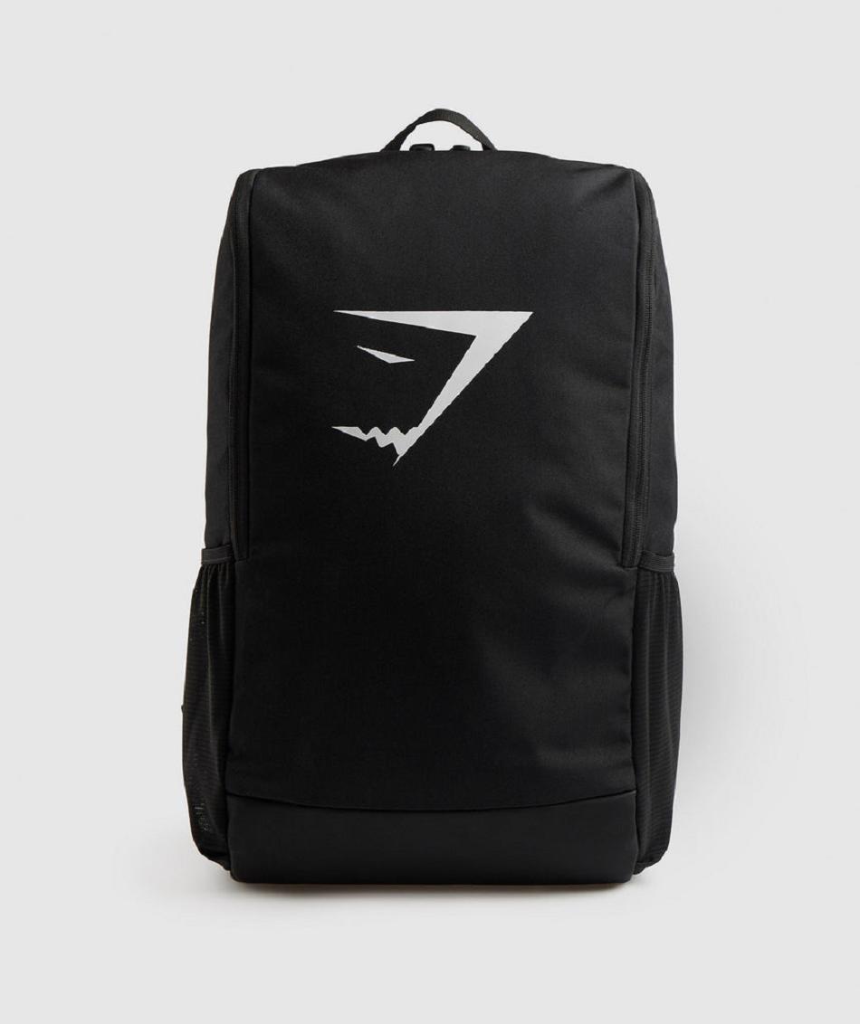 Bolsas Gymshark Sharkhead Hombre Negras | CO 4081SGL